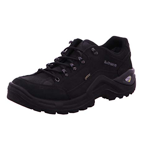 Lowa Herren Schuhe Wanderschuhe Wanderstiefel Trekkingschuhe Renegade II Gore-Tex GTX LO 3109539999 Schwarz (42 EU) von LOWA