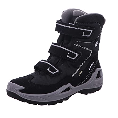 Lowa Unisex-Kinder Milo GTX HI Trekking-& Wanderstiefel, Schwarz von LOWA