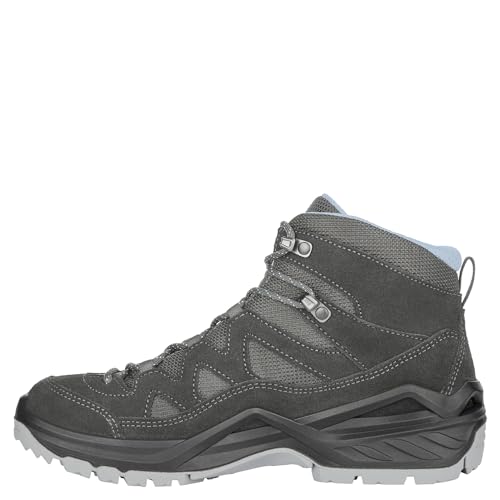 LOWA Stiefel mittel SIRKOS EVO GTX MID Ws anthrazit/eisblau 41.5 von LOWA