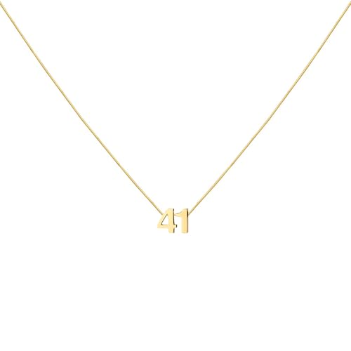 LOXUAKAM Halskette mit Zahlenanhänger für Damen, zierlich, niedlich, goldfarben, personalisierbar, Schmuck, Fußball, Basketball, Baseball, Geschenk, Sport-Halskette, Edelstahl, Kein Edelstein LOXUAKAM Halskette mit Zahlenanhänger für Damen, zierlich, niedlich, goldfarben, personalisierbar, Schmuck, Fußball, Basketball, Baseball, Geschenk, Sport-Halskette, Edelstahl, Kein Edelstein von LOXUAKAM