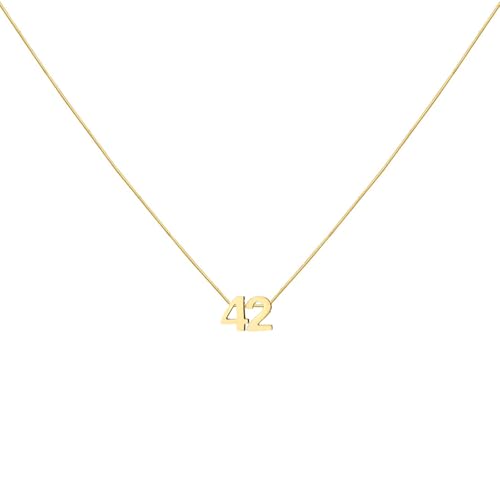 LOXUAKAM Halskette mit Zahlenanhänger für Damen, zierlich, niedlich, goldfarben, personalisierbar, Schmuck, Fußball, Basketball, Baseball, Geschenk, Sport-Halskette, Edelstahl, Kein Edelstein LOXUAKAM Halskette mit Zahlenanhänger für Damen, zierlich, niedlich, goldfarben, personalisierbar, Schmuck, Fußball, Basketball, Baseball, Geschenk, Sport-Halskette, Edelstahl, Kein Edelstein von LOXUAKAM