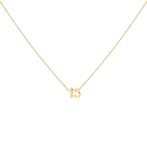 LOXUAKAM Halskette mit Zahlenanhänger für Damen, zierlich, niedlich, goldfarben, personalisierbar, Schmuck, Fußball, Basketball, Baseball, Geschenk, Sport-Halskette, Edelstahl, Kein Edelstein LOXUAKAM Halskette mit Zahlenanhänger für Damen, zierlich, niedlich, goldfarben, personalisierbar, Schmuck, Fußball, Basketball, Baseball, Geschenk, Sport-Halskette, Edelstahl, Kein Edelstein von LOXUAKAM