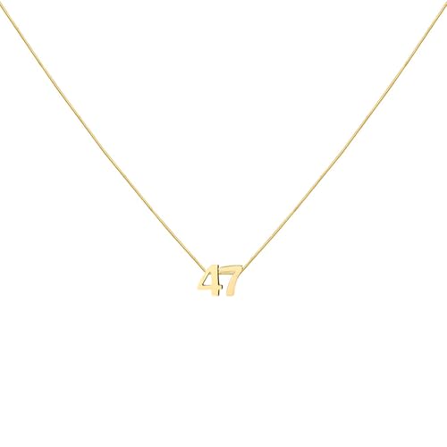 LOXUAKAM Halskette mit Zahlenanhänger für Damen, zierlich, niedlich, goldfarben, personalisierbar, Schmuck, Fußball, Basketball, Baseball, Geschenk, Sport-Halskette, Edelstahl, Kein Edelstein LOXUAKAM Halskette mit Zahlenanhänger für Damen, zierlich, niedlich, goldfarben, personalisierbar, Schmuck, Fußball, Basketball, Baseball, Geschenk, Sport-Halskette, Edelstahl, Kein Edelstein von LOXUAKAM