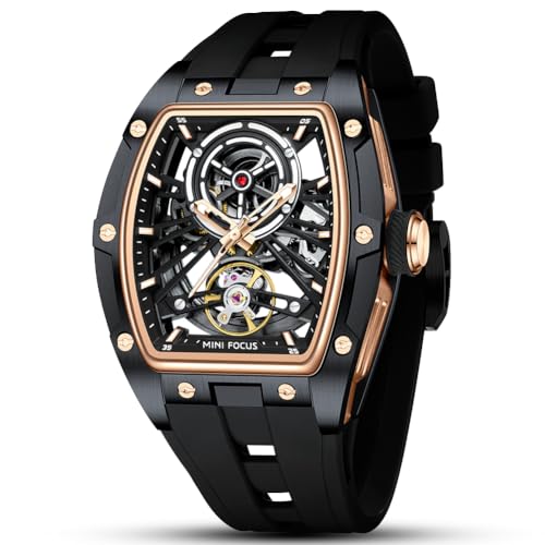 LOYEWAIER Herrenuhr Chronograph 5ATMWaterproof Sport Mechanische Uhren Rose Gold Lünette Mode Armbanduhr für Männer LOYEWAIER Herrenuhr Chronograph 5ATMWaterproof Sport Mechanische Uhren Rose Gold Lünette Mode Armbanduhr für Männer von LOYEWAIER