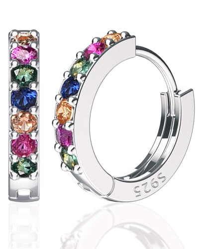 LOZTBUE 925 Sterling Silber Ohrringe für Mädchen und Kinder - Zirkonia Kuschel Ohrringe, Hypoallergen, Schlafknorpel von LOZTBUE
