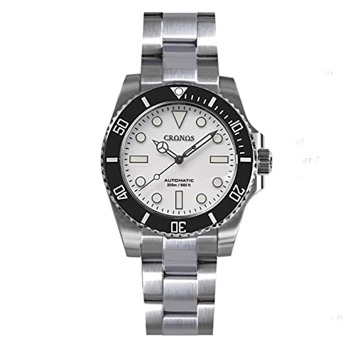LOve Peace Cronos L6015 Luxury Diver Herrenuhren Saphirglas Edelstahl 20 ATM NH35 Automatik Mechanische Armbanduhren (Version 1) von LOve Peace