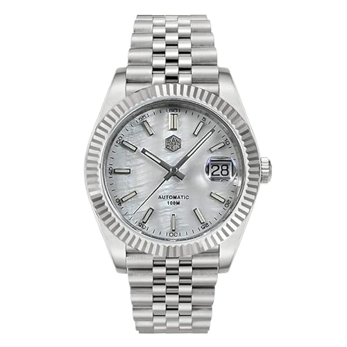 LOve Peace San Martin SN058G Klassische Luxus-Armbanduhr für Herren, automatisch, mechanisch, Saphirglas, 10 Bar Jubiläum, Version 4, Klassisch LOve Peace San Martin SN058G Klassische Luxus-Armbanduhr für Herren, automatisch, mechanisch, Saphirglas, 10 Bar Jubiläum, Version 4, Klassisch von love & peace