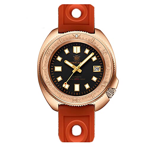Steeldive SD1970Q CUSN8 Solid Bronze Gehäuse Keramik Blende Blau Luminous NH35 Automatische Schildkröte Tauchuhr für Herren, Farbe 4, Tauchen Steeldive SD1970Q CUSN8 Solid Bronze Gehäuse Keramik Blende Blau Luminous NH35 Automatische Schildkröte Tauchuhr für Herren, Farbe 4, Tauchen von love & peace