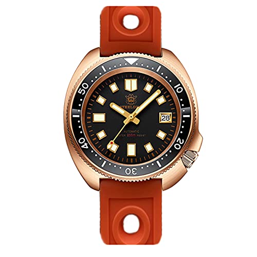 Steeldive SD1970Q CUSN8 Solides Bronze-Gehäuse, Keramiklünette, blau, leuchtend, NH35, automatische Schildkröten-Tauchuhr für Herren, Farbe 2, Farbe 2, Armband Steeldive SD1970Q CUSN8 Solides Bronze-Gehäuse, Keramiklünette, blau, leuchtend, NH35, automatische Schildkröten-Tauchuhr für Herren, Farbe 2, Farbe 2, Armband von love & peace