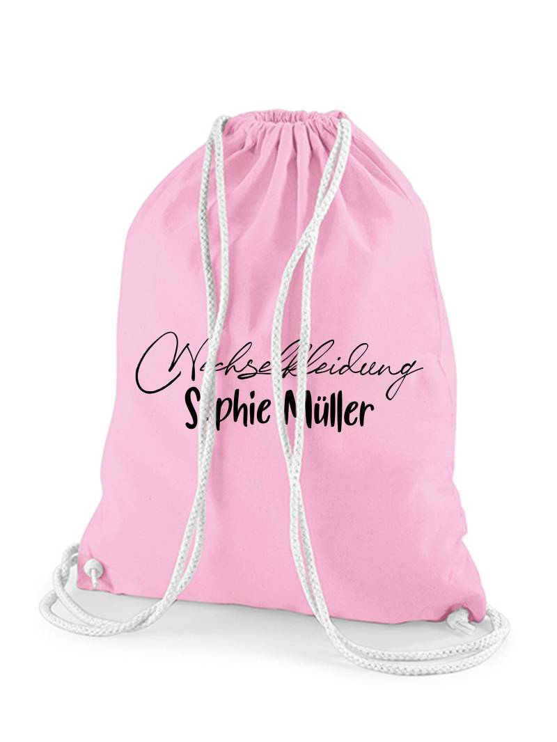 Turnbeutel Mit Namen - Stoffbeutel Aufdruck Wechselkleidung/Turnsachen Schmutzwäsche Kiga & Schule Personalisierbar von LOveMESewing