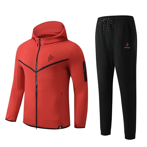 LP Fusion FlexiForm Sport-Trainingsanzug-Set mit Reißverschluss-OR-BL-XXL von LP Fusion