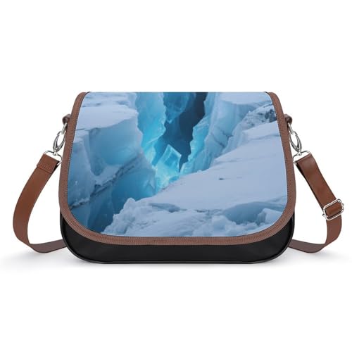 Glaciers Cracks Ice Caves Crossbody-Tasche für Damen, abnehmbare Träger und Reißverschluss, Leder-Schultertaschen, Damen-Handtaschen, Clutch-Geldbörse Glaciers Cracks Ice Caves Crossbody-Tasche für Damen, abnehmbare Träger und Reißverschluss, Leder-Schultertaschen, Damen-Handtaschen, Clutch-Geldbörse von LPAGBCNU