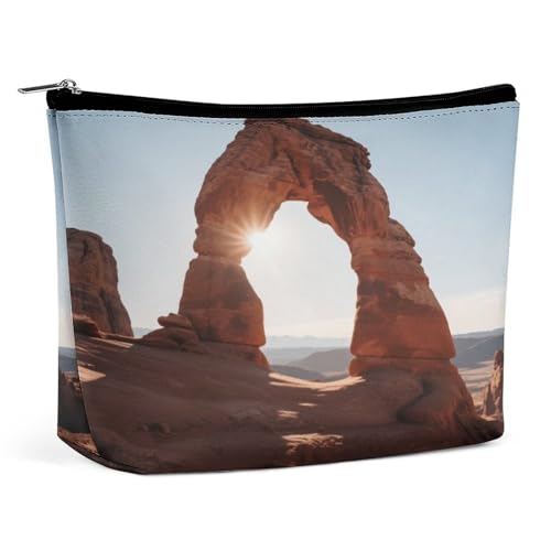 Wasserdichte Reise-Make-up-Tasche, Organizer, PU-Leder, Kosmetiktasche, kleiner Kulturbeutel, niedlich, tragbare Reißverschlusstasche für Damen und Herren, Reisezubehör Wasserdichte Reise-Make-up-Tasche, Organizer, PU-Leder, Kosmetiktasche, kleiner Kulturbeutel, niedlich, tragbare Reißverschlusstasche für Damen und Herren, Reisezubehör von LPAGBCNU