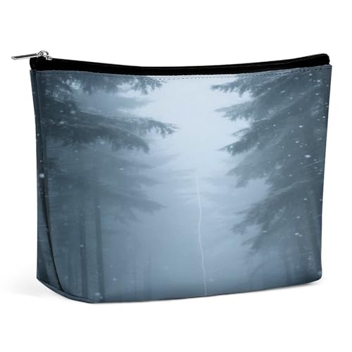 Wasserdichte Reise-Make-up-Tasche, Organizer, PU-Leder, riesige Bäume, Kosmetiktasche, kleiner Kulturbeutel, niedlich, tragbare Reißverschlusstasche für Damen und Herren, Reisezubehör Wasserdichte Reise-Make-up-Tasche, Organizer, PU-Leder, riesige Bäume, Kosmetiktasche, kleiner Kulturbeutel, niedlich, tragbare Reißverschlusstasche für Damen und Herren, Reisezubehör von LPAGBCNU