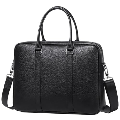Arbeitstasche Männer Taschen Kuh Leder Business Büro männer Aktentasche Handtasche Männliche Computer Laptop Tasche Schwarz Tote Casual Arbeitstasche Männer Taschen Kuh Leder Business Büro männer Aktentasche Handtasche Männliche Computer Laptop Tasche Schwarz Tote Casual von LPATEBCVU