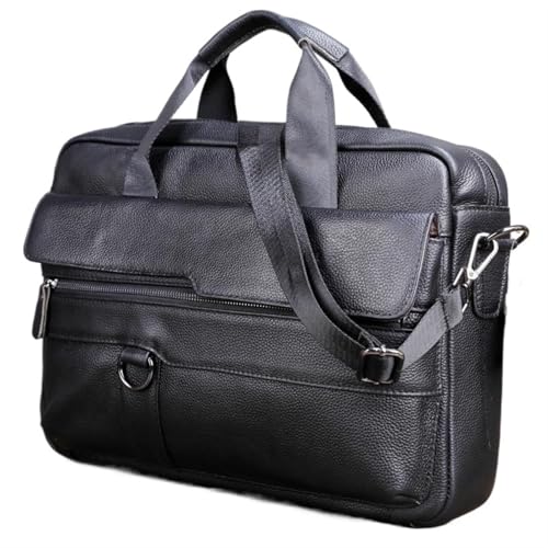 LPATEBCVU Arbeitstasche Große Herren-Lederhandtasche for Männer, Geschäftsreisen, A4-Papier, Umhängetasche, 14-Zoll-Laptop-Umhängetasche, männliche Aktentasche LPATEBCVU Arbeitstasche Große Herren-Lederhandtasche for Männer, Geschäftsreisen, A4-Papier, Umhängetasche, 14-Zoll-Laptop-Umhängetasche, männliche Aktentasche von LPATEBCVU