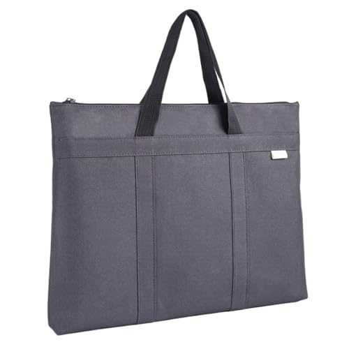 LPATEBCVU Arbeitstasche Männer Aktentasche Tasche Business PU Leder Schulter Messenger Taschen Büro Handtasche Laptop(GREY) von LPATEBCVU