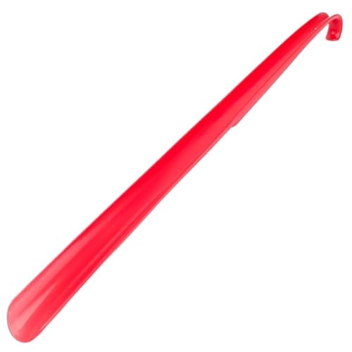 LPATEBCVU SchuhlöFfel Lang 2 STÜCKE 58,5 cm Einfach zu verwendender Schuhlöffel aus Kunststoff mit langem Griff Artefakt for Ziehen und Pumpen von Schuhen Professionelle Damen Herren(2pcs Red) von LPATEBCVU
