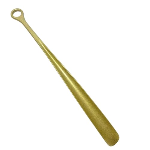 LPATEBCVU SchuhlöFfel Lang 2 Stück Kunststoff-Schuhlöffel for Erwachsene und Schwangere, universeller Kinder-Schuhlöffel, einfach zu verwendendes Schuhziehgerät(2pcs Gold) von LPATEBCVU