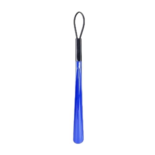 LPATEBCVU SchuhlöFfel Lang 2Pcs Long Handled Shoe Horn 48cm With Hanging Ring - Ergonomic Spoon For Elderly, Pregnant Women Durable Spatula(2Pcs Blue) von LPATEBCVU