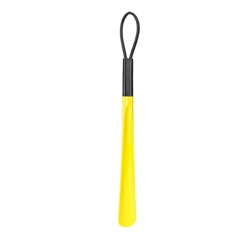LPATEBCVU SchuhlöFfel Lang 2Pcs Long Handled Shoe Horn 48cm With Hanging Ring - Ergonomic Spoon For Elderly, Pregnant Women Durable Spatula(2Pcs Yellow) von LPATEBCVU