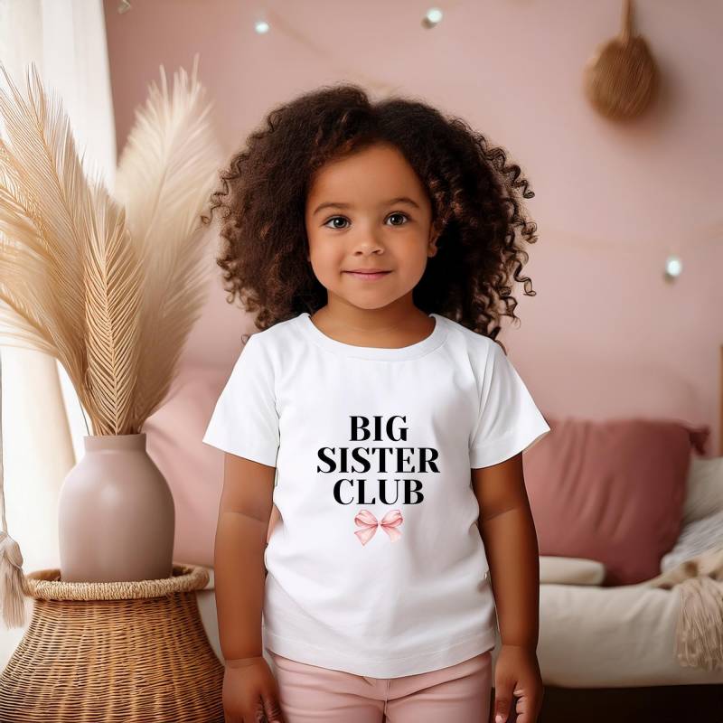 Big Sister Club T-Shirt | Tshirt Große Schwester Verkündung Schwangerschaft Geschwister Ich Werde Big Sister Club T-Shirt | Tshirt Große Schwester Verkündung Schwangerschaft Geschwister Ich Werde von LPLivelyPureArts