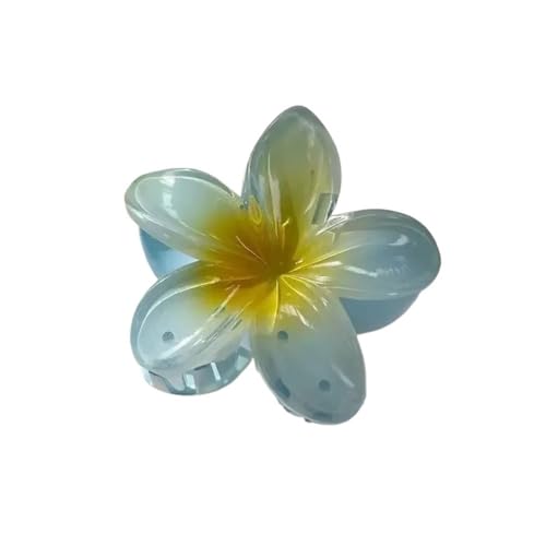 Modische Haarspangen für Damen, Strand, Urlaub, Bohemia, Ei, Blume, große Haarklammer, Haarnadel, Haarschmuck, Styling-Werkzeuge (blau) von LPNGTNG