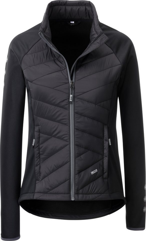 LPO Fleecejacke EDINA II WOMEN weiche Hybrid-Fleecejacke in traditioneller Optik von LPO