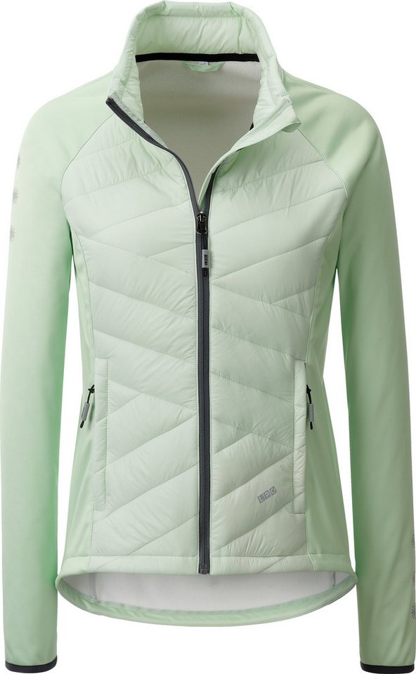 LPO Fleecejacke EDINA V WOMEN weiche Hybrid-Fleecejacke in traditioneller Optik von LPO