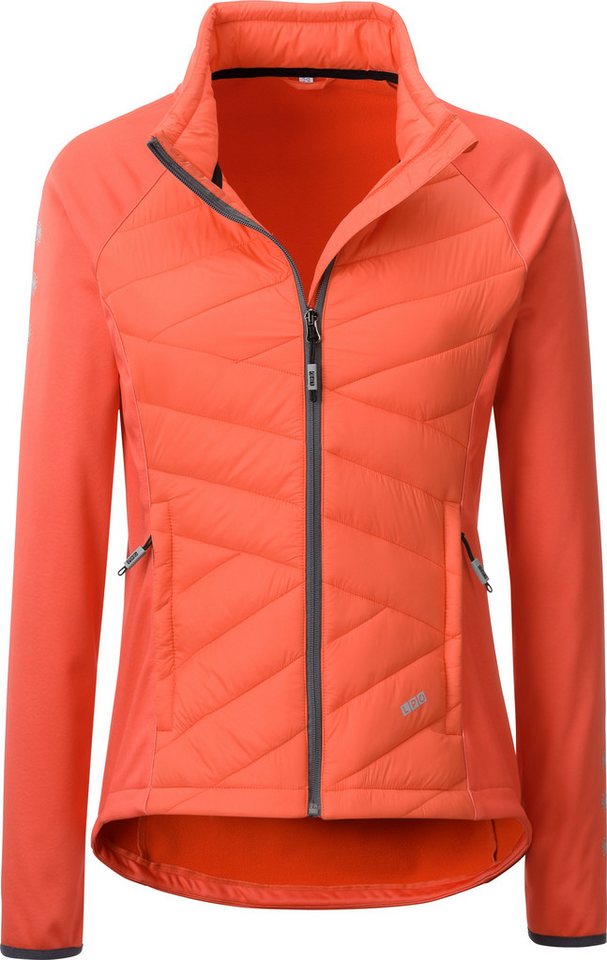 LPO Fleecejacke EDINA V WOMEN weiche Hybrid-Fleecejacke in traditioneller Optik von LPO