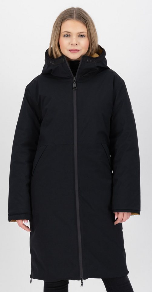 LPO Kurzmantel Wende-Funktionsmantel Steppmantel NAKITA WMN CS mit regulierbarer Kapuze von LPO