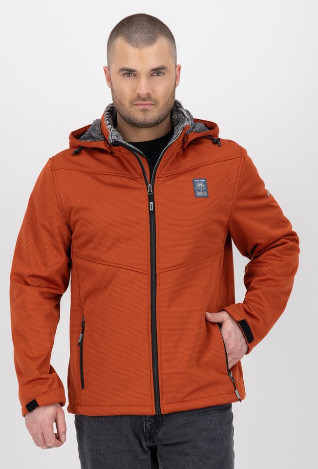 LPO Softshelljacke LARON 2 CS Herren Outdoorjacke, Funktionsjacke abnehmbare Kapuze von LPO