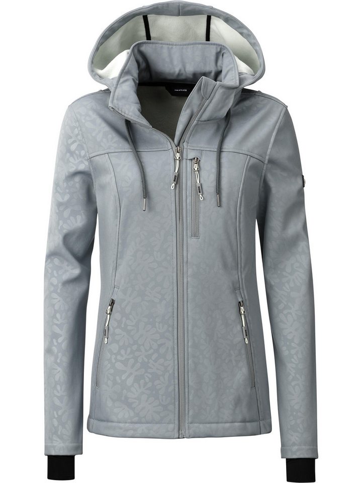 LPO Softshelljacke Softshelljacke Janice Übergangsjacke Allover-Print von LPO