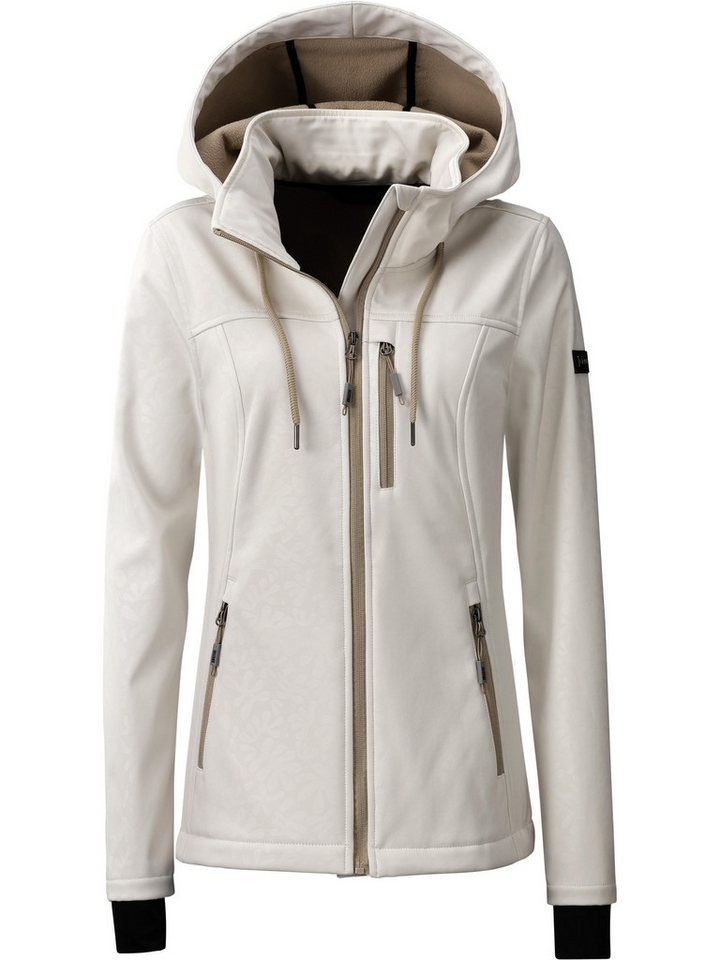 LPO Softshelljacke Softshelljacke Janice Übergangsjacke Allover-Print von LPO