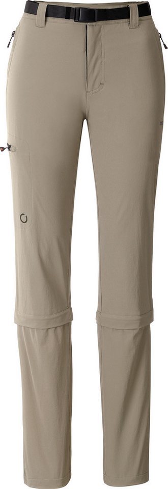LPO Zip-off-Hose Damen Trekkinghose Coralie CS Wanderhose, Outdoorhose, Funktionshose abzipbares Bein zur 3/4-Hose von LPO