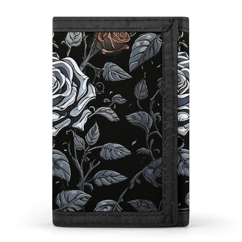 LPSADGF Geldbörse für Herren - Slim Trifold Wallet Glatzenadler Geldklammer Münzbörse mit 8 Kreditkartenfächern, Rose Gothic, Einheitsgröße, Modern von LPSADGF