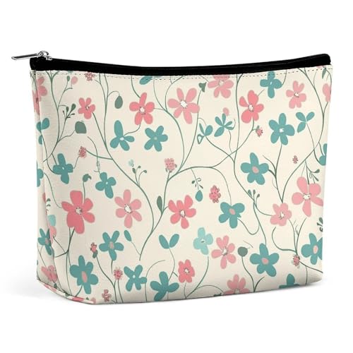 LPSADGF Kulturbeutel für Damen, Motiv: London-Elemente, tragbare Kapazität, Reise-Make-up-Tasche mit Reißverschluss, leicht, niedlich, Make-up-Organizer für Reisen, Zubehör, Essentials LPSADGF Kulturbeutel für Damen, Motiv: London-Elemente, tragbare Kapazität, Reise-Make-up-Tasche mit Reißverschluss, leicht, niedlich, Make-up-Organizer für Reisen, Zubehör, Essentials von LPSADGF