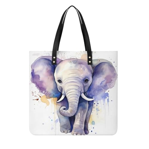 LPSADGF Sunset Kaktus in Wüste, Tragetasche für Damen, Lederhandtasche, Make-up-Tasche mit magnetischer Schnalle, Freizeittasche, Niedliches Elefanten-Aquarell, 39x39cm LPSADGF Sunset Kaktus in Wüste, Tragetasche für Damen, Lederhandtasche, Make-up-Tasche mit magnetischer Schnalle, Freizeittasche, Niedliches Elefanten-Aquarell, 39x39cm von LPSADGF