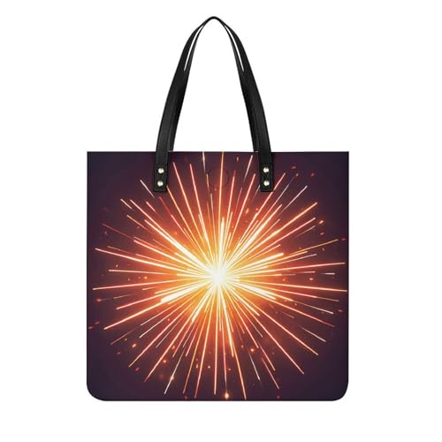 LPSADGF Wild Ducks And Tree Tote Bags for Women Leather Handbag Makeup Bag with Magnetic Buckle Design Casual Bag, Explosion Firework 3D, 39x39cm LPSADGF Wild Ducks And Tree Tote Bags for Women Leather Handbag Makeup Bag with Magnetic Buckle Design Casual Bag, Explosion Firework 3D, 39x39cm von LPSADGF