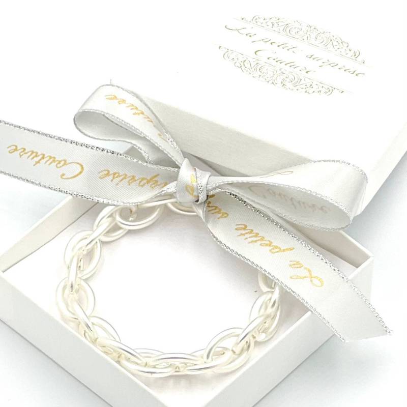 Gliederarmband Chunky Armband Matt Silber Geschenk Gliederarmband Chunky Armband Matt Silber Geschenk von LPSCoutureShop