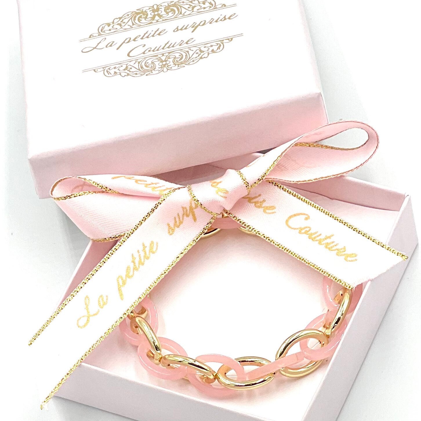 Gliederarmband Chunky Ketten Armband Gold Rosé Oval Geschenk von LPSCoutureShop