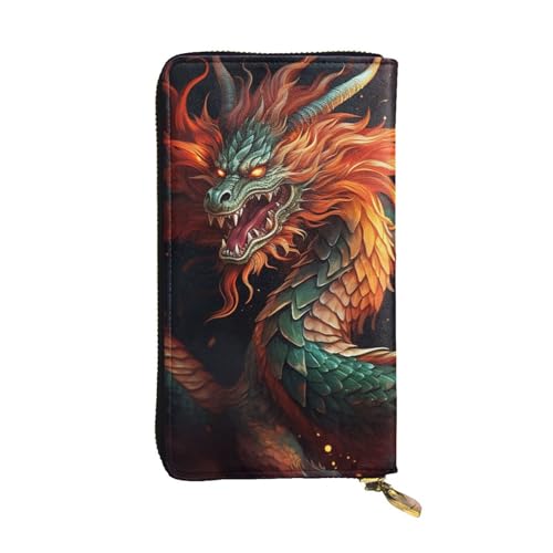 LPSRTWE Ultra Slim Thin Leather Women Wallet Chinese Dragon Long Coin Purse Credit Card Holder Bifold Clutch, Black, One Size, Classic, Schwarz , Einheitsgröße, Klassisch LPSRTWE Ultra Slim Thin Leather Women Wallet Chinese Dragon Long Coin Purse Credit Card Holder Bifold Clutch, Black, One Size, Classic, Schwarz , Einheitsgröße, Klassisch von LPSRTWE