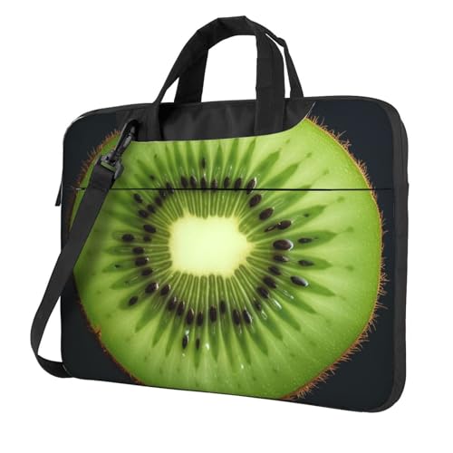 Laptoptasche Laptop-Tragetasche Kiwi Slice Messenger Umhängetasche mit Schultergurt Computertasche 13 Zoll von LPSRTWE