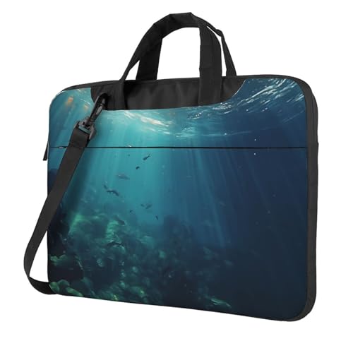 Laptoptasche Laptop-Tragetasche Sea Messenger Umhängetasche mit Schultergurt Computertasche 13 Zoll von LPSRTWE