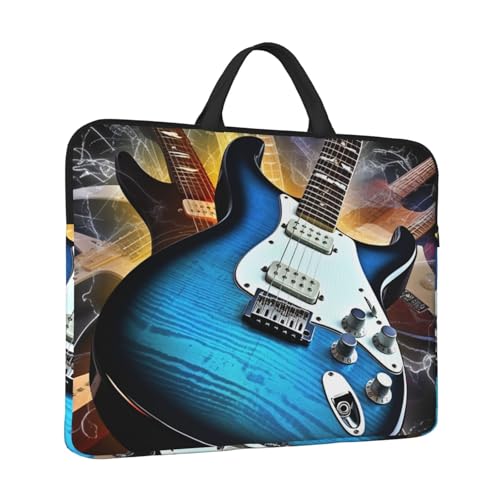 Laptoptasche Magic E-Gitarre Musik Laptop Sleeve Wasserabweisend Computer Tragetasche Aktentasche mit Griff Laptoptasche Magic E-Gitarre Musik Laptop Sleeve Wasserabweisend Computer Tragetasche Aktentasche mit Griff von LPSRTWE