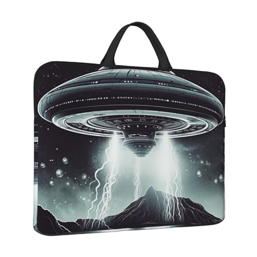 Laptoptasche mit Alien-Raumschiff, wasserabweisend, Computer-Tragetasche, Aktentasche mit Griff Laptoptasche mit Alien-Raumschiff, wasserabweisend, Computer-Tragetasche, Aktentasche mit Griff von LPSRTWE