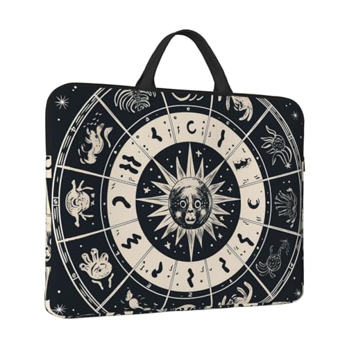 Laptoptasche mit astrologischem Zeichen, wasserabweisend, Computer-Tragetasche, Aktentasche mit Griff Laptoptasche mit astrologischem Zeichen, wasserabweisend, Computer-Tragetasche, Aktentasche mit Griff von LPSRTWE