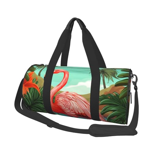 Reisetasche, leicht, tragbar, Wochenendtasche, Übernachtungstasche, niedlich, lächelnd, Sporttasche, Turn-Rucksack mit verstellbarem Riemen, Krankenhaustasche, faltbare Gepäcktasche für Damen und von LPSRTWE