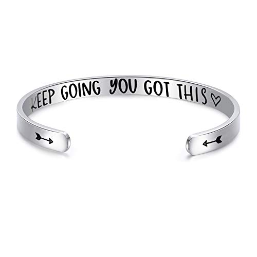 LParkin Damen Armband mutig Sein armbänder erhebend schmuck stark Geschenk Sein, das sie Dieses Armband Habe ich Halte in sie gehen glauben von LParkin