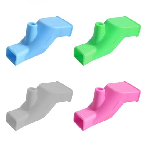 LQIOACU 4 Stück Wasserhahn Verlängerung Silikon - Kinder Wasserhahn Aufsatz für Badezimmer, Küche, Händewaschen und Gesicht von LQIOACU